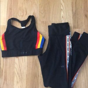Farm Rio x Adidas Legging and Bra Set